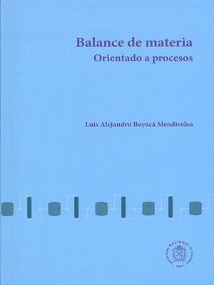 cover image of Balance de materia orientado a procesos